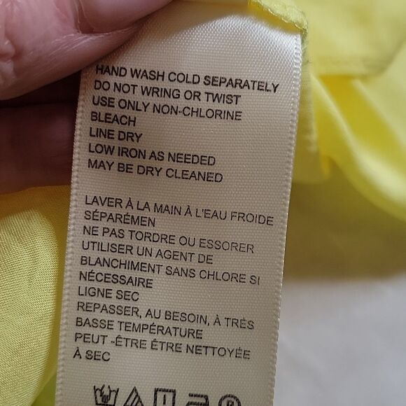 URBAN OUTFITTERS Reina Yellow Maxi Dress Size Small - Picture 13 of 13